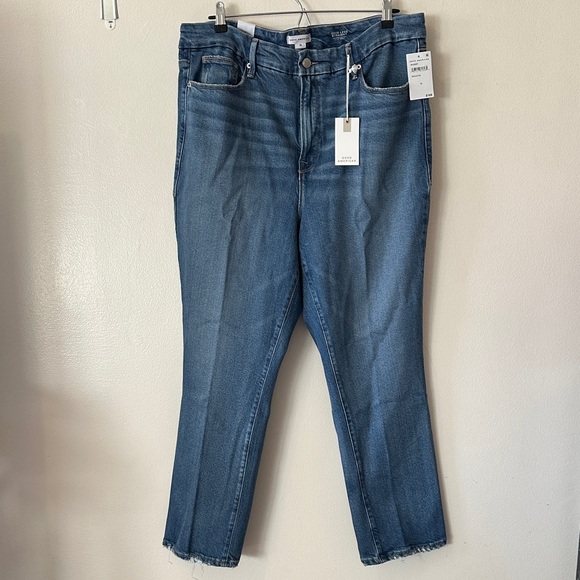 Good American Denim - Good American NWT Good Legs Straight Leg Denim Jeans - 16